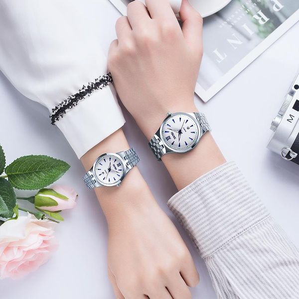 wristwatches quartz women watch women's men clock couples luxury female waterproof ladies dress relogio feminino 9071, Slivery;brown
wristwatches quartz women watch women's men clock couples luxury female waterproof ladies dress relogio feminino 9071, Slivery;brown