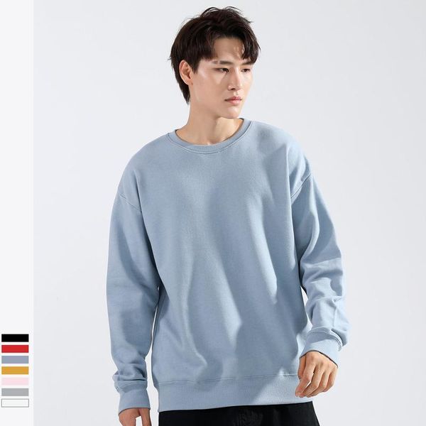 men's hoodies & sweatshirts cwy000 japan style for men drop shoulder leisure loose sport heavy weight solid color long sleeve o-neck pu, Black
men's hoodies & sweatshirts cwy000 japan style for men drop shoulder leisure loose sport heavy weight solid color long sleeve o-neck pu, Black