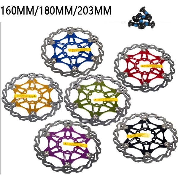 bike brakes mountain disc brake rotor floating bicycle pad six nail 180 160mm 203mm
bike brakes mountain disc brake rotor floating bicycle pad six nail 180 160mm 203mm
