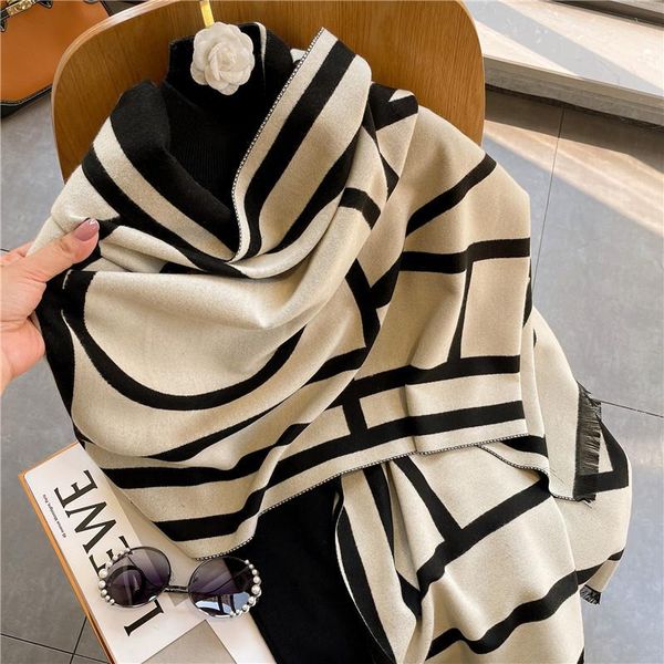 hats, scarves & gloves sets fashion imitation cashmere women vintage plaid winter warm shawl long wrap scarf comfortable soft casual female, Blue;gray
hats, scarves & gloves sets fashion imitation cashmere women vintage plaid winter warm shawl long wrap scarf comfortable soft casual female, Blue;gray