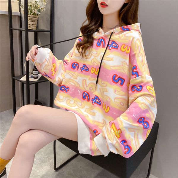 2021 new autumn color digital printing women's loose shoulder long sleeve pullover fashion sweatshirt ku7q, Black
2021 new autumn color digital printing women's loose shoulder long sleeve pullover fashion sweatshirt ku7q, Black