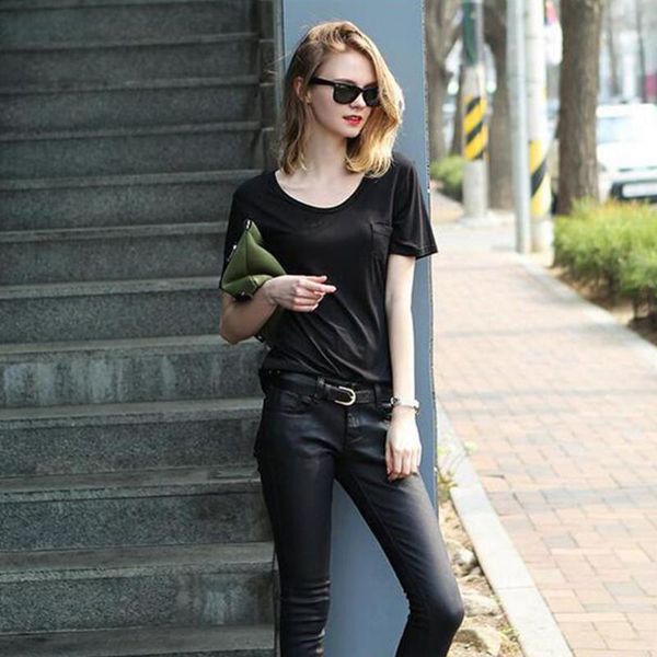 women's t-shirt women casual summer v neck pocket basic elegant female solid color pullover tunic leisure short sleeve spring modal t, White
women's t-shirt women casual summer v neck pocket basic elegant female solid color pullover tunic leisure short sleeve spring modal t, White