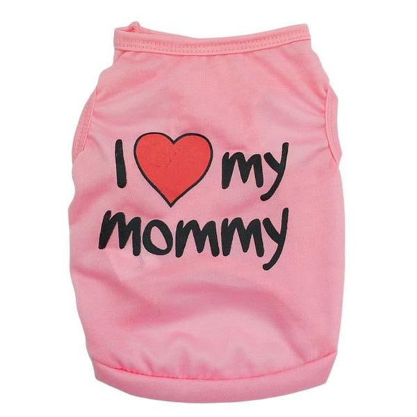 dog apparel spring summer vest shirt clothes coat pet cat puppy 100% cotton vests i love my daddy mommy clothing for dogs costumes
dog apparel spring summer vest shirt clothes coat pet cat puppy 100% cotton vests i love my daddy mommy clothing for dogs costumes