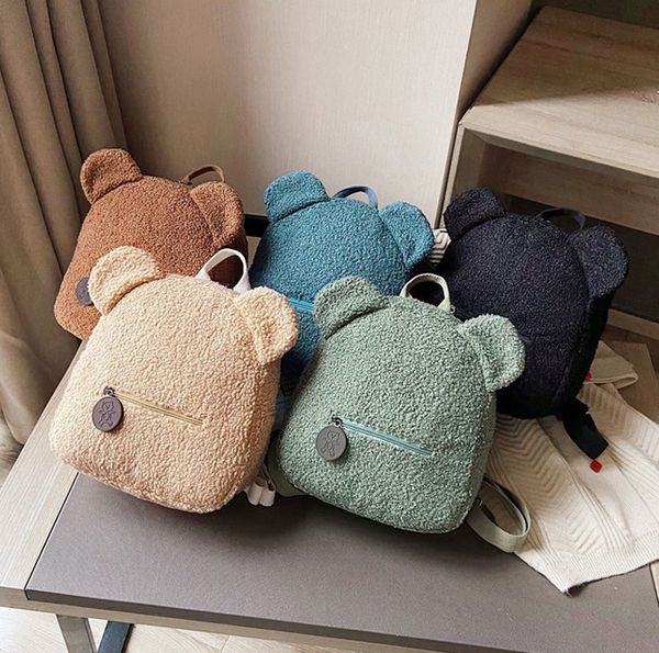 dhl50pcs backpack women plush bear shaped backpacks female simple shoulder bag mix color winter
dhl50pcs backpack women plush bear shaped backpacks female simple shoulder bag mix color winter
