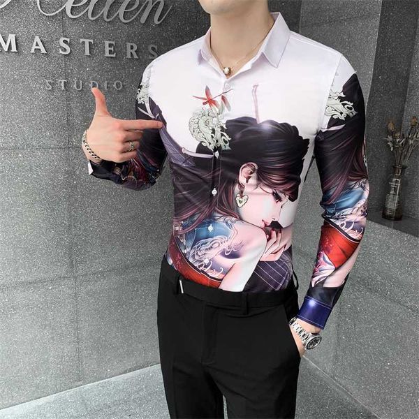 autumn beauty girl print shirt men fashion all match long sleeve shirts for clothing slim fit club tuxedo 3xl 210721, White;black
autumn beauty girl print shirt men fashion all match long sleeve shirts for clothing slim fit club tuxedo 3xl 210721, White;black