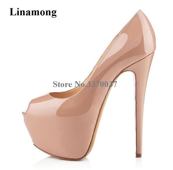 dress shoes brand design women fashion peep toe patent leather high platform pumps nude black shin 16cm heels formal
dress shoes brand design women fashion peep toe patent leather high platform pumps nude black shin 16cm heels formal