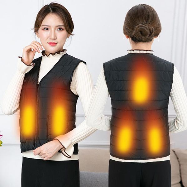 women's vests men women lightweight v-neck warm smart control temperature heat vest heating coat thermal fever winter jackets, Black;white
women's vests men women lightweight v-neck warm smart control temperature heat vest heating coat thermal fever winter jackets, Black;white