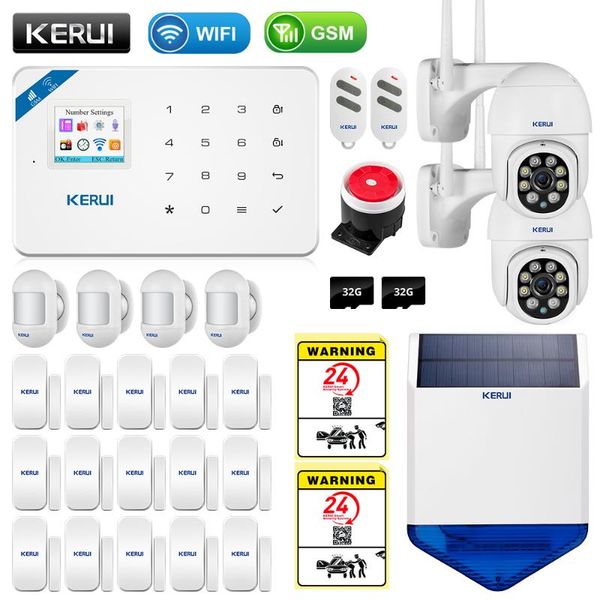 alarm systems kerui w18 wifi gsm smart home burglar security system pir motion detector sms alert sensor with surveillance ip camera
alarm systems kerui w18 wifi gsm smart home burglar security system pir motion detector sms alert sensor with surveillance ip camera