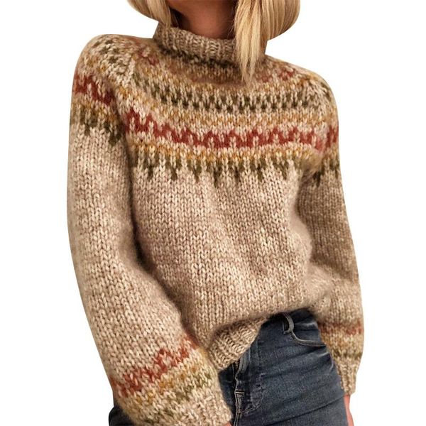 women's sweaters autumn turtleneck sweater women 2021 vintage print elegant knitted oversized warm winter female pullovers fashion, White;black
women's sweaters autumn turtleneck sweater women 2021 vintage print elegant knitted oversized warm winter female pullovers fashion, White;black