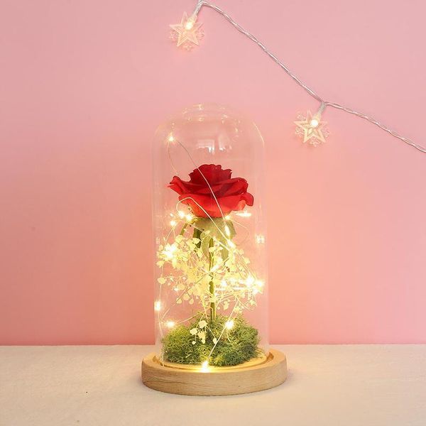 romantic eternal rose flower glass cover led battery lamp creative valentine's day birthday party gift home decoration ornament
romantic eternal rose flower glass cover led battery lamp creative valentine's day birthday party gift home decoration ornament