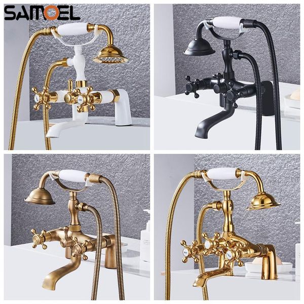 bathroom shower sets classic european vintage brass deck mounted bath tub faucet mixer dual handle luxury white gold bathtub water tap bf103
bathroom shower sets classic european vintage brass deck mounted bath tub faucet mixer dual handle luxury white gold bathtub water tap bf103