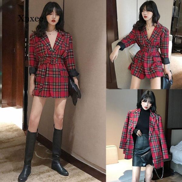 elegant red plaid mini a-line suit dress coat women streetwear jacket spring autumn office lapel ladies dresses vestidos outwear, Black;brown
elegant red plaid mini a-line suit dress coat women streetwear jacket spring autumn office lapel ladies dresses vestidos outwear, Black;brown