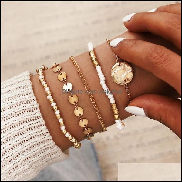 bracelets jewelry5pcs/set bohemian white beaded wafer round chain bracelet set for women metal geometry mtilayer bangles party jewelry link, Black
bracelets jewelry5pcs/set bohemian white beaded wafer round chain bracelet set for women metal geometry mtilayer bangles party jewelry link, Black