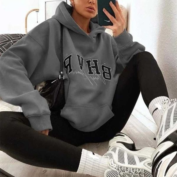 vintage letters print women hoodie thick warm girls sweatshirt winter pullovers brand fashion clothes slim fit 211104, Black
vintage letters print women hoodie thick warm girls sweatshirt winter pullovers brand fashion clothes slim fit 211104, Black