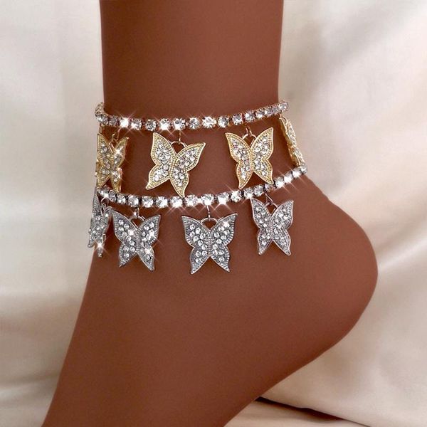 anklets flatfoosie 2021 fashion crystal butterfly for women summer barefoot ankle bracelet rhinestone foot chain on leg jewelry, Red;blue
anklets flatfoosie 2021 fashion crystal butterfly for women summer barefoot ankle bracelet rhinestone foot chain on leg jewelry, Red;blue
