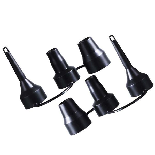 bike pumps 2 sets 3 sizes nozzle pump head air inflator adaptor replacement nozzles (black) 
bike pumps 2 sets 3 sizes nozzle pump head air inflator adaptor replacement nozzles (black)