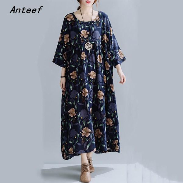 casual dresses plus size cotton linen vintage floral for women loose long woman summer dress elegant clothes 2021 sundress, Black;gray
casual dresses plus size cotton linen vintage floral for women loose long woman summer dress elegant clothes 2021 sundress, Black;gray