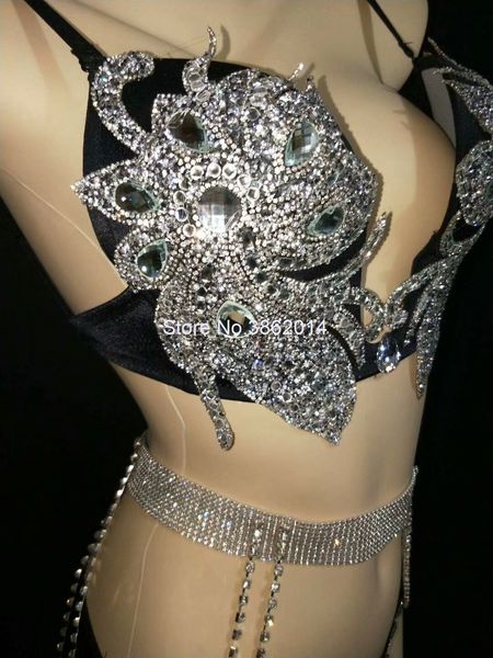 sparkly silver crystals bikini set bodysuit women nightclub bar outfit performance stage wear dance costume party dress, Black;red
sparkly silver crystals bikini set bodysuit women nightclub bar outfit performance stage wear dance costume party dress, Black;red