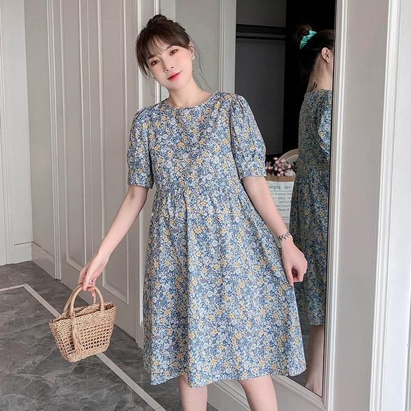 9052# 2021 summer korean fashion maternity dress chic ins a line elegant clothes for pregnant women slim floral print pregnancy, White
9052# 2021 summer korean fashion maternity dress chic ins a line elegant clothes for pregnant women slim floral print pregnancy, White