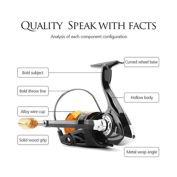 fishing reel fa1000-6000 no gap metal spool max drag 8kg pike spinning reel high speed 4.7:1 fishing gear pesca
fishing reel fa1000-6000 no gap metal spool max drag 8kg pike spinning reel high speed 4.7:1 fishing gear pesca