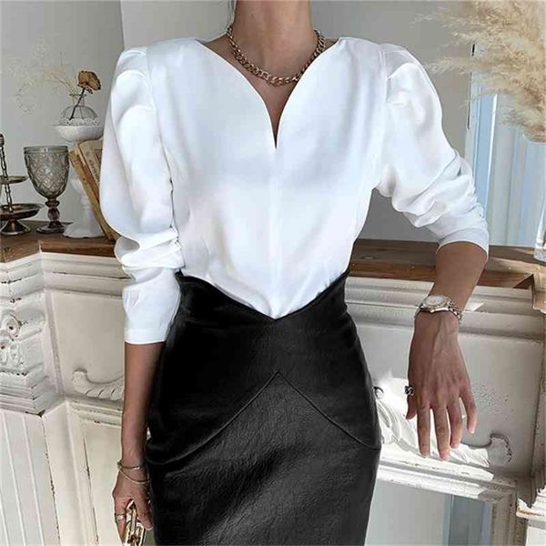 mozuleva v neck puff long sleeve pullover blouse women spring solid work style ol blusas korean simple shirt feminino 210706, White
mozuleva v neck puff long sleeve pullover blouse women spring solid work style ol blusas korean simple shirt feminino 210706, White