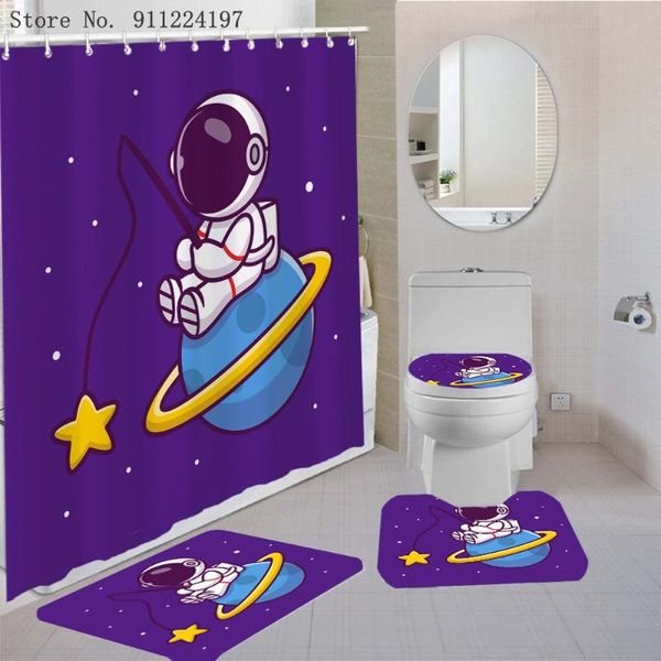 shower curtains 3d cartoon astronaut space printing waterproof curtain with 12 hooks anti-slip carpet cover toilet lid bath mat
shower curtains 3d cartoon astronaut space printing waterproof curtain with 12 hooks anti-slip carpet cover toilet lid bath mat