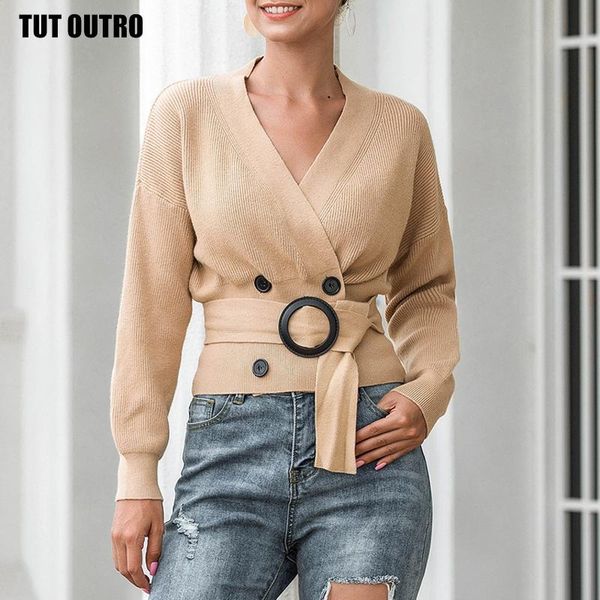 autumn women's casual blouse elegant long sleeve solid double breasted blouse female knitted beige, White
autumn women's casual blouse elegant long sleeve solid double breasted blouse female knitted beige, White