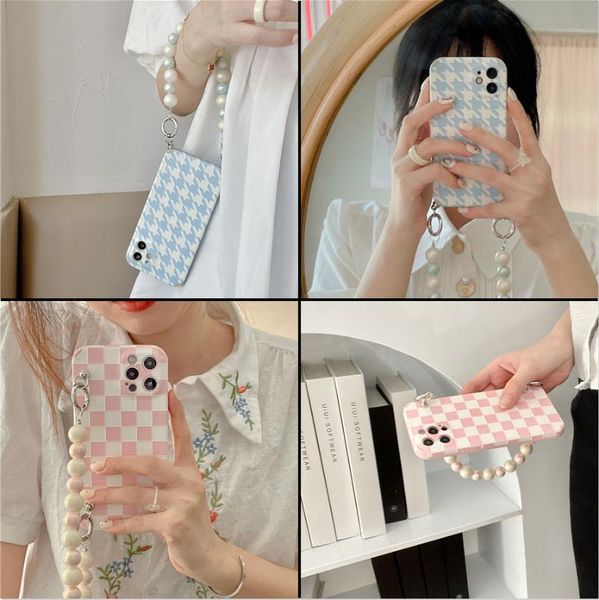 cell phone pouches luxurious pearl style lanyard soft case for 7 7p 8 8p x xs xr max 11pro mini 12pro grid pattern back cover
cell phone pouches luxurious pearl style lanyard soft case for 7 7p 8 8p x xs xr max 11pro mini 12pro grid pattern back cover