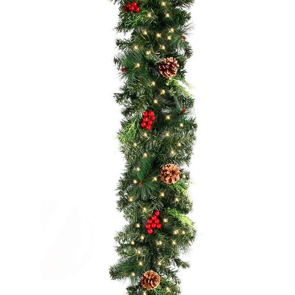 2021 new 2.7m xmas tree christmas artificial garland wreath strip pine decoration fireplaces stairs door garden yard hanging ornament 4w9i
2021 new 2.7m xmas tree christmas artificial garland wreath strip pine decoration fireplaces stairs door garden yard hanging ornament 4w9i