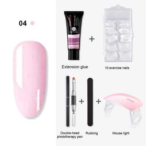 nail art kits gel-sets nail-polish nail-extensions kit clear-gel quick-building uv/led-lamp manicure tools set 15ml 6 colors glue
nail art kits gel-sets nail-polish nail-extensions kit clear-gel quick-building uv/led-lamp manicure tools set 15ml 6 colors glue