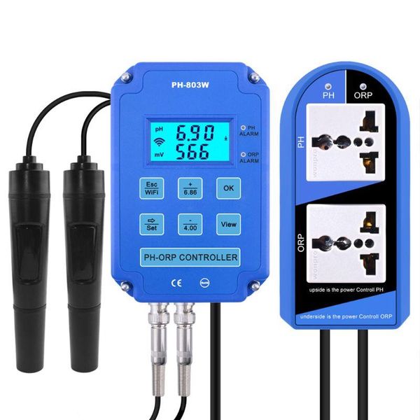 meters est 2-in-1 ph orp redox controller wifi output power relay monitor water quality tester for laboratories analysis aq
meters est 2-in-1 ph orp redox controller wifi output power relay monitor water quality tester for laboratories analysis aq