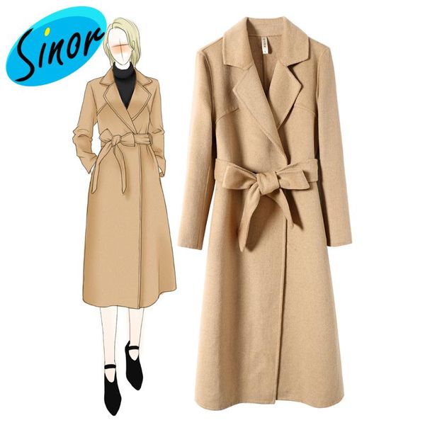 women's wool & blends clearance-autumn and winter solid color fashion temperament double-sided woolen coat female 910192, Black
women's wool & blends clearance-autumn and winter solid color fashion temperament double-sided woolen coat female 910192, Black