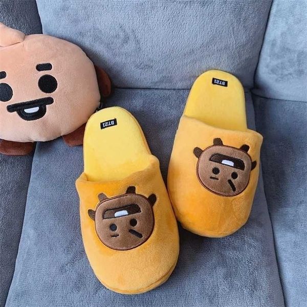 cute flock plush cotton slippers home wooden floor leisure candy color shoes indoor house fur 211110, Black
cute flock plush cotton slippers home wooden floor leisure candy color shoes indoor house fur 211110, Black
