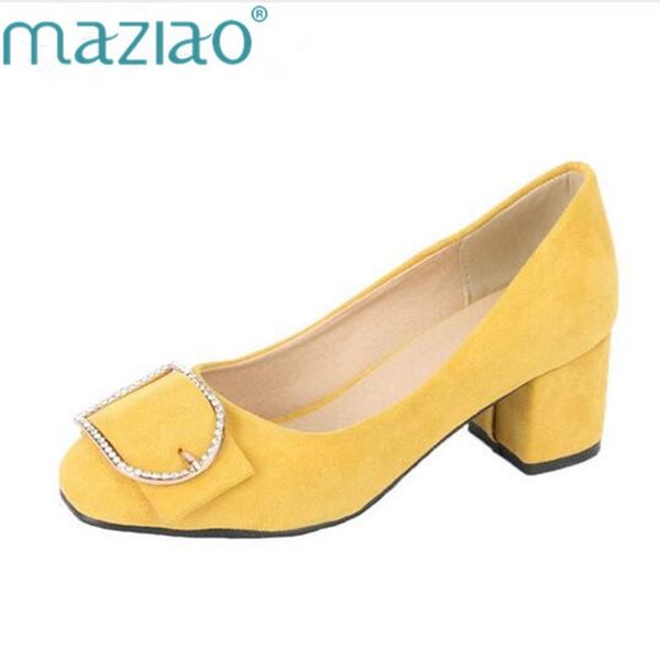 dress shoes maziao high heels women pumps crystal 2021 spring thick slip on round toe ladies yellow plus size 34- 43, Black
dress shoes maziao high heels women pumps crystal 2021 spring thick slip on round toe ladies yellow plus size 34- 43, Black