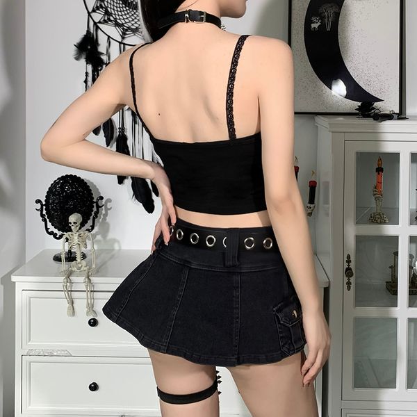 aesthetic lace black camis goth v neck bodycon camisole vintage elegant casual basic cropped stayhome wear, White
aesthetic lace black camis goth v neck bodycon camisole vintage elegant casual basic cropped stayhome wear, White