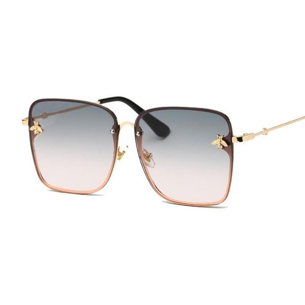 sunglasses square women retro brand designer sun glasses female fashion classic bee gradient oculos feminino vintage rimless, White;black
sunglasses square women retro brand designer sun glasses female fashion classic bee gradient oculos feminino vintage rimless, White;black