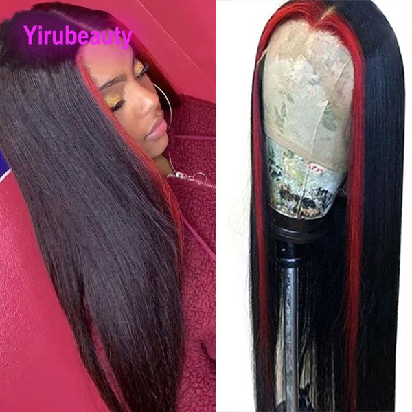 highlight red blue wigs brazilian 100% human hair straight 13*4 lace front wig middle part 12-32inch peruvian indian raw virgin hairs yirube, Black;brown
highlight red blue wigs brazilian 100% human hair straight 13*4 lace front wig middle part 12-32inch peruvian indian raw virgin hairs yirube, Black;brown