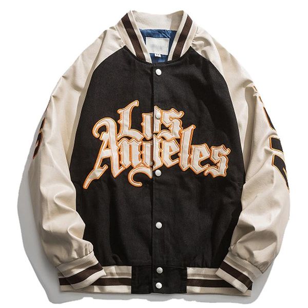 men's jackets embroidery baseball jacket men spring&autumn couple patchwork casual bomber college style streetwear 2021, Black;brown
men's jackets embroidery baseball jacket men spring&autumn couple patchwork casual bomber college style streetwear 2021, Black;brown