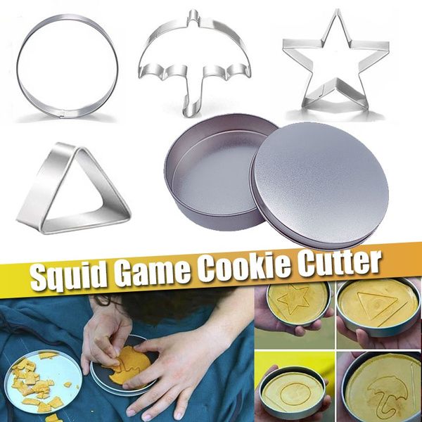 10pcs tv squid game sugar pie cookie cutter pun candy multiple cookie cake mold baking desserts tools props toys gift for kids boys star umb
10pcs tv squid game sugar pie cookie cutter pun candy multiple cookie cake mold baking desserts tools props toys gift for kids boys star umb
