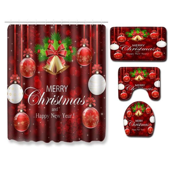 shower curtains christmas 4pcs set washroom bathroom curtain toilet seat cover water non-slip door home mat absorption rugs mats
shower curtains christmas 4pcs set washroom bathroom curtain toilet seat cover water non-slip door home mat absorption rugs mats