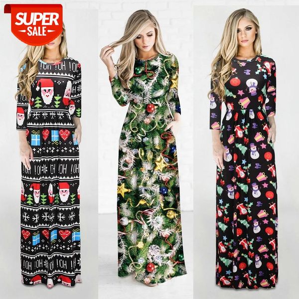 christmas long dresses autumn women christmas tree print new elegant high waist party dress casual o neck long sleeve maxi dress #n04u, White;black
christmas long dresses autumn women christmas tree print new elegant high waist party dress casual o neck long sleeve maxi dress #n04u, White;black