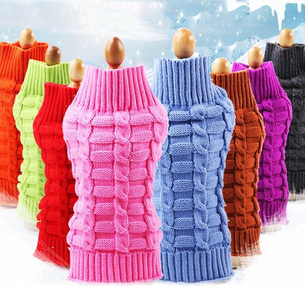 dog apparel clothes for small dogs sweater sweatershirt spring pet puppy knitwear soft cat warm high collar coat
dog apparel clothes for small dogs sweater sweatershirt spring pet puppy knitwear soft cat warm high collar coat