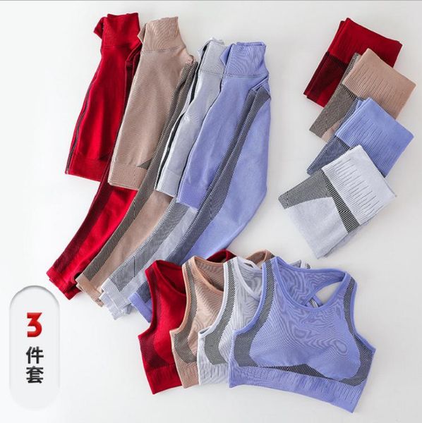 women yoga set gym clothing fitness leggings+long sleeve zipper shirts 4 color sportswear 3pcs seamless tracksuits workout set, White;red
women yoga set gym clothing fitness leggings+long sleeve zipper shirts 4 color sportswear 3pcs seamless tracksuits workout set, White;red