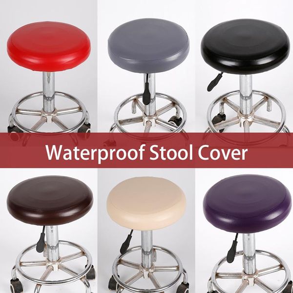 waterproof pu leather stool cover round elastic slipcover office banquet beauty salon bar chair protector seat covers
waterproof pu leather stool cover round elastic slipcover office banquet beauty salon bar chair protector seat covers