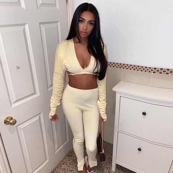 women's two piece pants y2k 2021 spring fall fashion bandage long sleeve 2 pieces womens trousers sets playsuit legging suits clothing, White
women's two piece pants y2k 2021 spring fall fashion bandage long sleeve 2 pieces womens trousers sets playsuit legging suits clothing, White