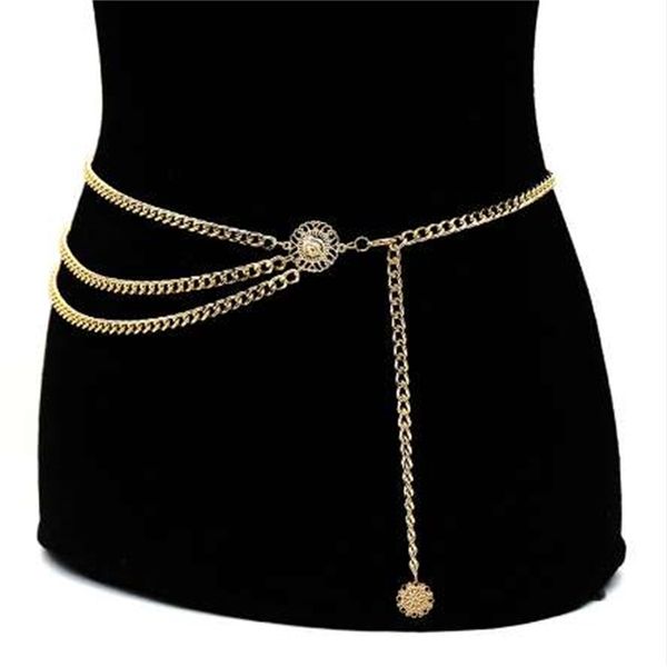 designer personality fashion metal waist chain gold plated belt decoration belt for dresses girls belts women chain belt, Black;brown
designer personality fashion metal waist chain gold plated belt decoration belt for dresses girls belts women chain belt, Black;brown
