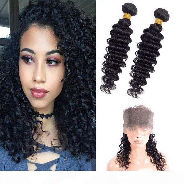indian virgin hair 2 bundles with 360 lace frontal adjustable band deep wave bundles with 360 frontal 8-28inch baby hair, Black;brown
indian virgin hair 2 bundles with 360 lace frontal adjustable band deep wave bundles with 360 frontal 8-28inch baby hair, Black;brown