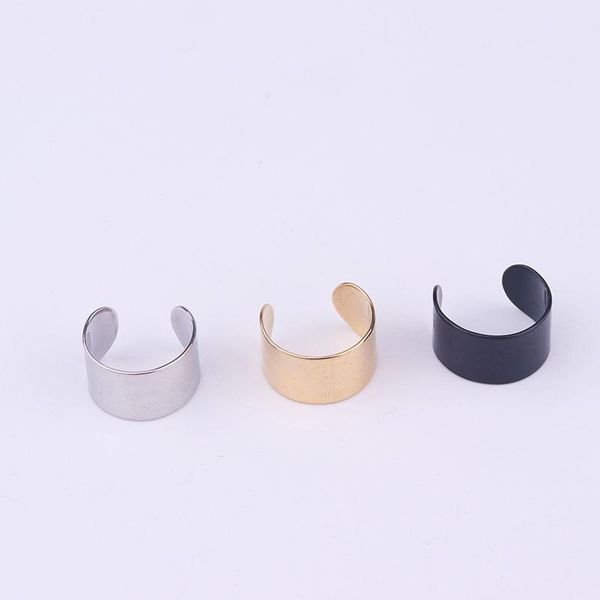 clip-on & screw back 2pcs stainless steel smooth wide no piercing cartilage cuff upper ear wrap earring non pierced fake conch, Silver
clip-on & screw back 2pcs stainless steel smooth wide no piercing cartilage cuff upper ear wrap earring non pierced fake conch, Silver