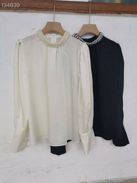 women's blouses & shirts zk706 fashion 2021 runway luxury european design party style clothing, White
women's blouses & shirts zk706 fashion 2021 runway luxury european design party style clothing, White