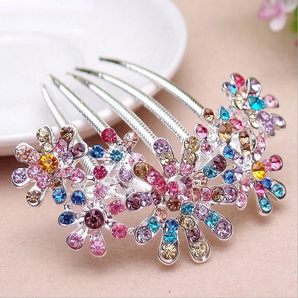 hair clips & barrettes fashion design inlaid crystal stereo zirconia pearl exquisite comb jewelry for women, Golden;silver
hair clips & barrettes fashion design inlaid crystal stereo zirconia pearl exquisite comb jewelry for women, Golden;silver